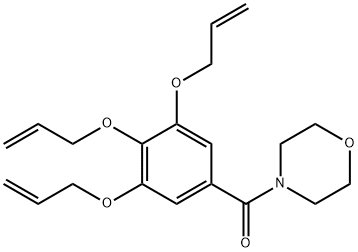 4-[3,4,5-Tris(allyloxy)benzoyl]morpholine 结构式