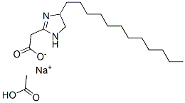 十二烷基羧甲基钠型咪唑啉醋酸盐, 64041-76-5, 结构式