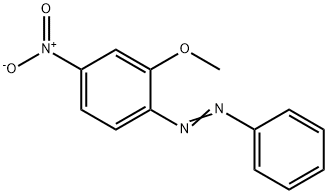 2-METHOXY-4-NITROAZOBENZENE 结构式