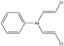 Bis(2-chlorovinyl)phenylarsine 结构式