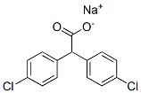 Bis(p-chlorophenyl)acetic acid sodium salt 结构式