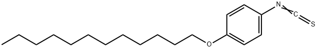 4-Dodecyloxyphenyl isothiocyanate 结构式