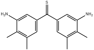 4,4'-BIS(DIMETHYLAMINO)THIOBENZOPHENONE 结构式