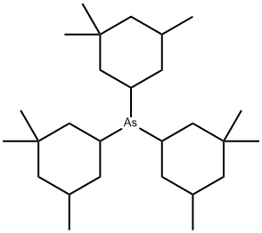 Tris(3,3,5-trimethylcyclohexyl)arsine 结构式