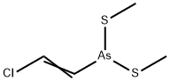 Bis(methylthio)(2-chlorovinyl)arsine 结构式