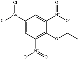 Dichloro(4-ethoxy-3,5-dinitrophenyl)arsine 结构式