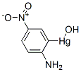 2-Amino-5-nitrophenyl(hydroxy)mercury(II) 结构式