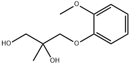 3-(o-Methoxyphenoxy)-2-methyl-1,2-propanediol 结构式