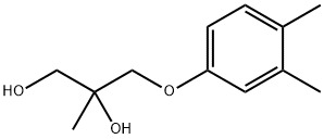 2-Methyl-3-(3,4-dimethylphenoxy)-1,2-propanediol 结构式