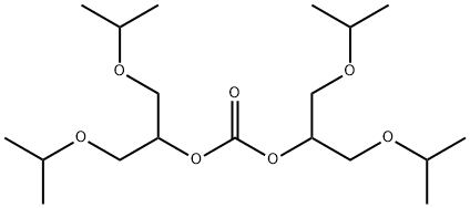 Carbonic acid bis(1-isopropoxymethyl-2-isopropoxyethyl) ester 结构式
