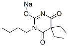 1-Butyl-5,5-diethyl-2-sodiooxy-4,6(1H,5H)-pyrimidinedione 结构式