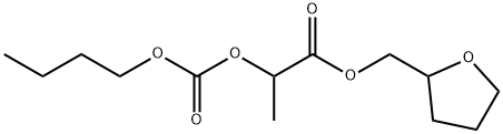 2-[(Butoxycarbonyl)oxy]propionic acid tetrahydrofuran-2-ylmethyl ester 结构式