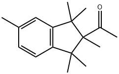 5-ACETYL-1,1,2,3,3,6-HEXAMETHYLINDAN 结构式
