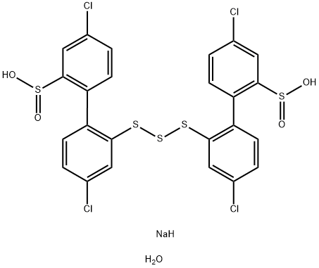 Disodium 2',2'-trithiobis(4,4'-dichloro-2-biphenylsulfinate) 结构式