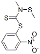 N-Methyl-N-(methylthio)dithiocarbamic acid 2-nitrophenyl ester 结构式