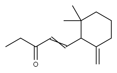 1-(2,2-dimethyl-6-methylenecyclohexyl)pent-1-en-3-one 结构式