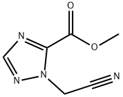 1H-1,2,4-Triazole-5-carboxylicacid,1-(cyanomethyl)-,methylester(9CI) Structure