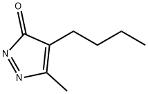 3H-Pyrazol-3-one,  4-butyl-5-methyl- 结构式