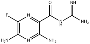 3,5-diamino-6-fluoro-2-pyrazinoylguanidine Structure