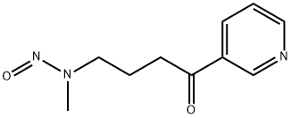 4-甲基亚硝胺基-1-3-吡啶基-1-丁酮(NNK) 结构式