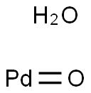 氧化钯(II)单水合物 结构式