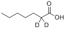 HEPTANOIC-2,2-D2 ACID 结构式