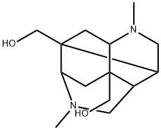 (2,6-二甲基八氢-3,8:4,7-二甲基-2,6-萘啶-4,8-二基)二甲醇 结构式