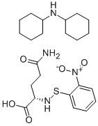 N-O-NPS-L-GLUTAMINE, DICYCLOHEXYLAMMONIUM SALT 结构式