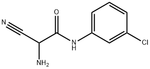 2-AMINO-N-(3-CHLORO-PHENYL)-2-CYANO-ACETAMIDE 结构式