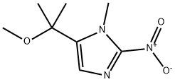 1-Methyl-2-nitro-5-(1-methoxy-1-methylethyl)-1H-imidazole 结构式