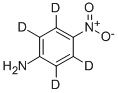 4-硝基苯胺-D4 结构式