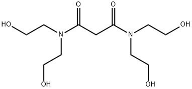 N,N,N',N'-tetrakis(2-hydroxyethyl)malonamide 结构式