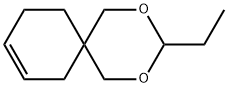 3-ethyl-2,4-dioxaspiro[5.5]undec-8-ene 结构式