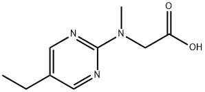 Glycine, N-(5-ethyl-2-pyrimidinyl)-N-methyl- (9CI) 结构式