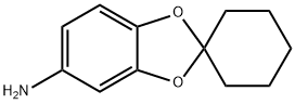 螺[苯并[D][1,3]二氧戊环-2,1'-环己烷]-5-胺 结构式