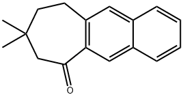 7,8,9,10-Tetrahydro-8,8-dimethyl-6H-cyclohepta[b]naphthalen-6-one 结构式