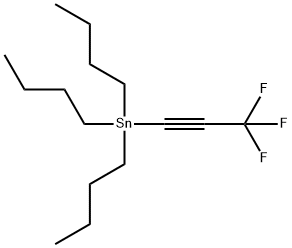 1-Tributylstannyl-3,3,3-trifluoro-1-propyne, 64185-12-2, 结构式