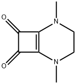1,4-DIMETHYL-1,2,3,4,5,6-HEXAHYDROCYCLOBUTA[B]PYRAZINE-5,6-DIONE 结构式