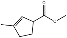 2-Cyclopentene-1-carboxylicacid,3-methyl-,methylester(9CI) 结构式