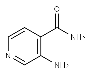 3-氨基吡啶-4-甲酰胺, 64188-97-2, 结构式