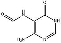 6-AMINO-5-FORMYLAMINO-3H-PYRIMIDINE-4-ONE 结构式