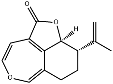 (9S,9aS)-7,8,9,9a-Tetrahydro-9-(1-methylvinyl)-2H-furo[4,3,2-ef][2]benzoxepin-2-one 结构式