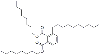Dioctyl decyl-1,2-benzenedicarboxylate 结构式