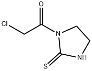 2-Imidazolidinethione, 1-(chloroacetyl)- (9CI) 结构式