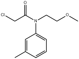 Acetamide, 2-chloro-N-(2-methoxyethyl)-N-(3-methylphenyl)- 结构式