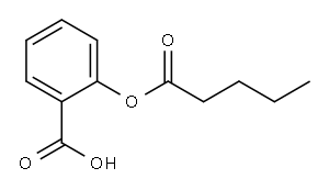 戊酰基水杨酸 结构式