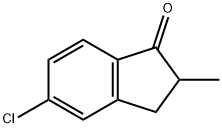 5-氯-2-甲基-1-茚酮 结构式