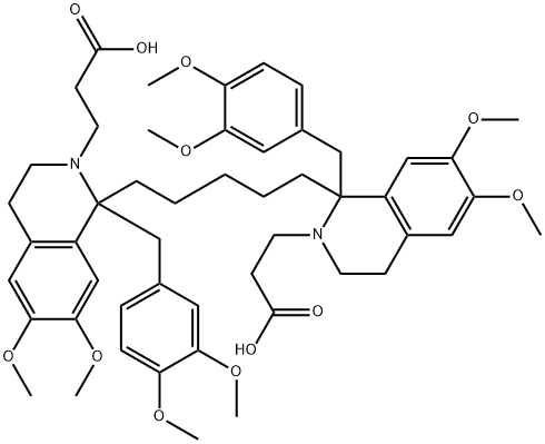 苯磺酸阿曲库铵EP杂质B, 64228-77-9, 结构式
