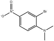 N,N-DIMETHYL 2-BROMO-4-NITROANILINE 结构式
