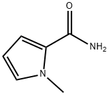 1-甲基吡咯-2-甲酰胺 结构式